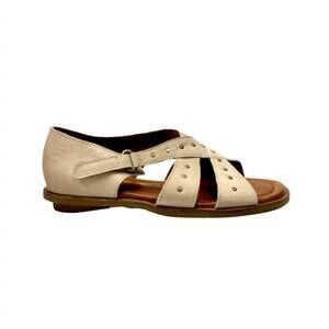 NEW SERGIO TOMANI women's dafne sandals in beige